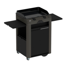 Combo Fusion cargo grijs - 60 - Plancha gas + roltafel Outr