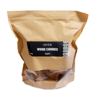 Wood chunks - Appel - 1500 g Outr