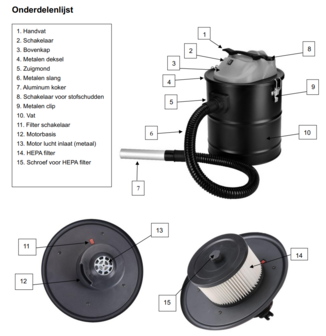 Aszuiger Kamado HEPA Filter