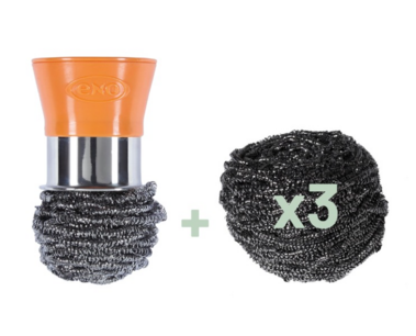 Set RVS sponzen + houder Outr