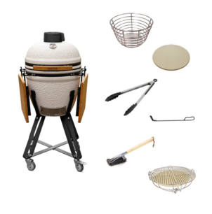 Kamado Grill Medium 50 - Wit - Pro Outr