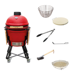 Kamado Grill Large 55 - Rood - Pro Outr