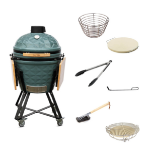 Kamado Grill Large Diamond 56 - Oceaanblauw - Pro Outr