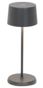 Olivia Pro Mini Table Lamp Matt Dark Grey Zafferano